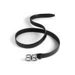 Women’s Monaco Belt Crocodile Embossed in Black